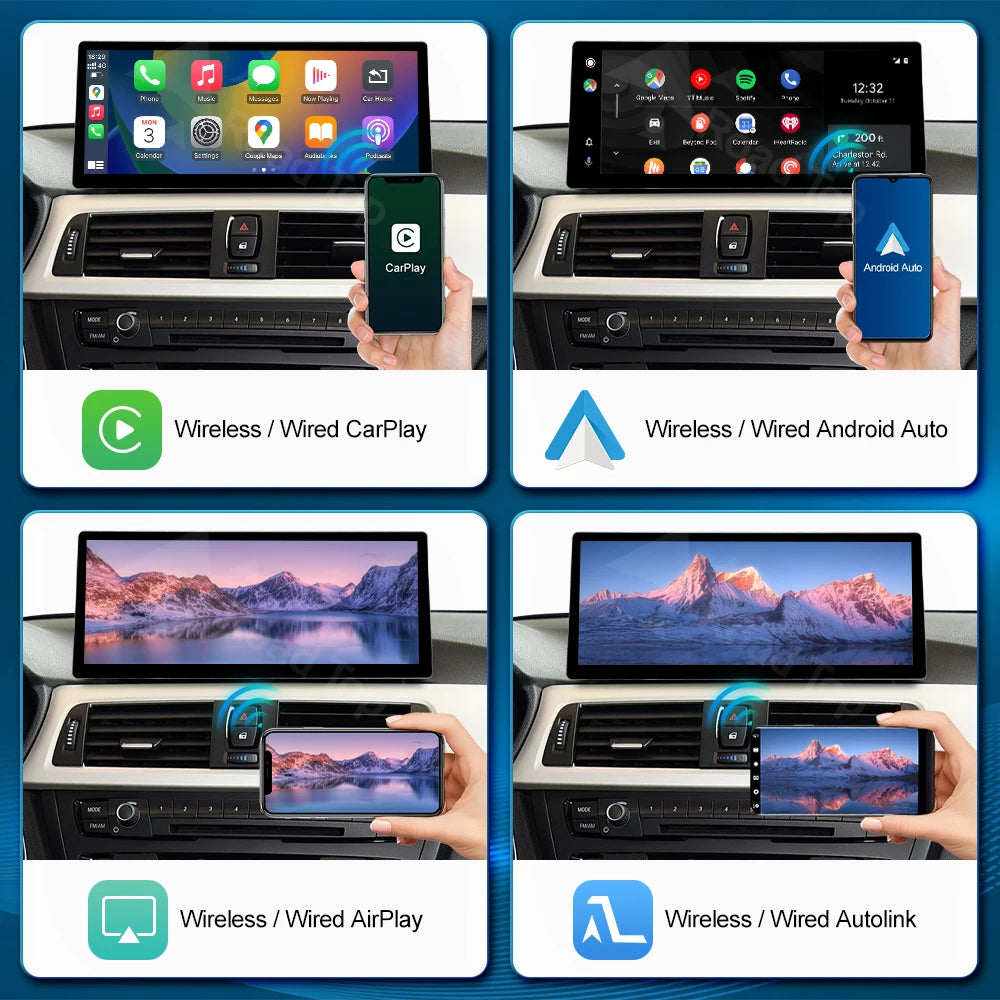 12.3'' Ultra Thin Screen Car Multimedia Radio For BMW 3 4 Series F30 F31 F34 F32 F33 F36 N | AUTOKITSHOP
