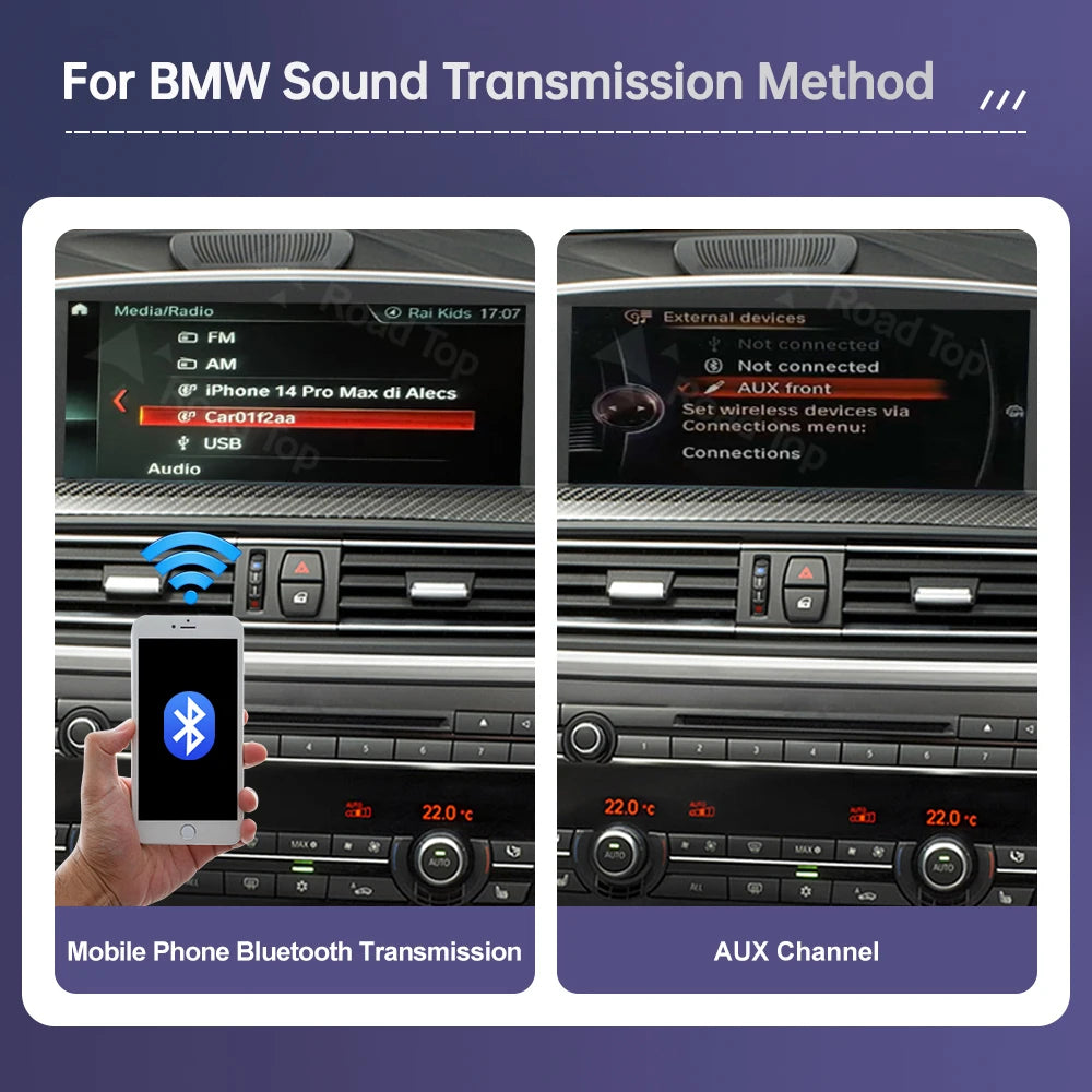 Road Top Wireless CarPlay for BMW 6 Series F06 F12 F13 G32 2010-2020 CIC,NBT,EVO Android A | AUTOKITSHOP