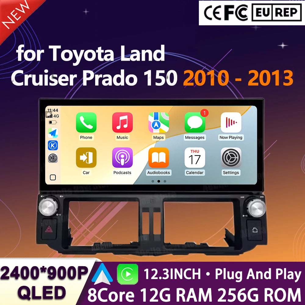 Android 16 for Toyota Land Cruiser Prado 150 2010 - 2013 GPS Navi Car Radio Multimedia Pla | AUTOKITSHOP