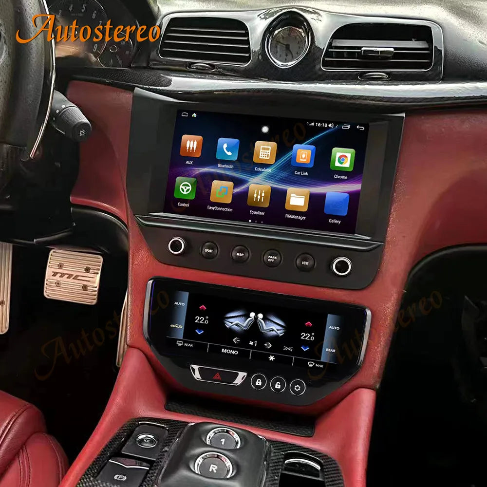Car Climate Board AC Panel For Maserati GT/GC Gran Turismo Digital Screen Air Conditional