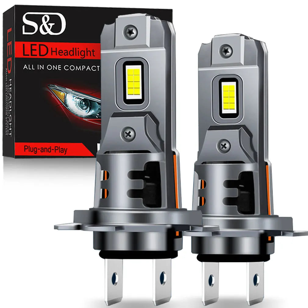 30000LM Mini H7 LED Headlight Bulb Wireless 250W CSP for Car Headlamp Auto Diode Lamps H7