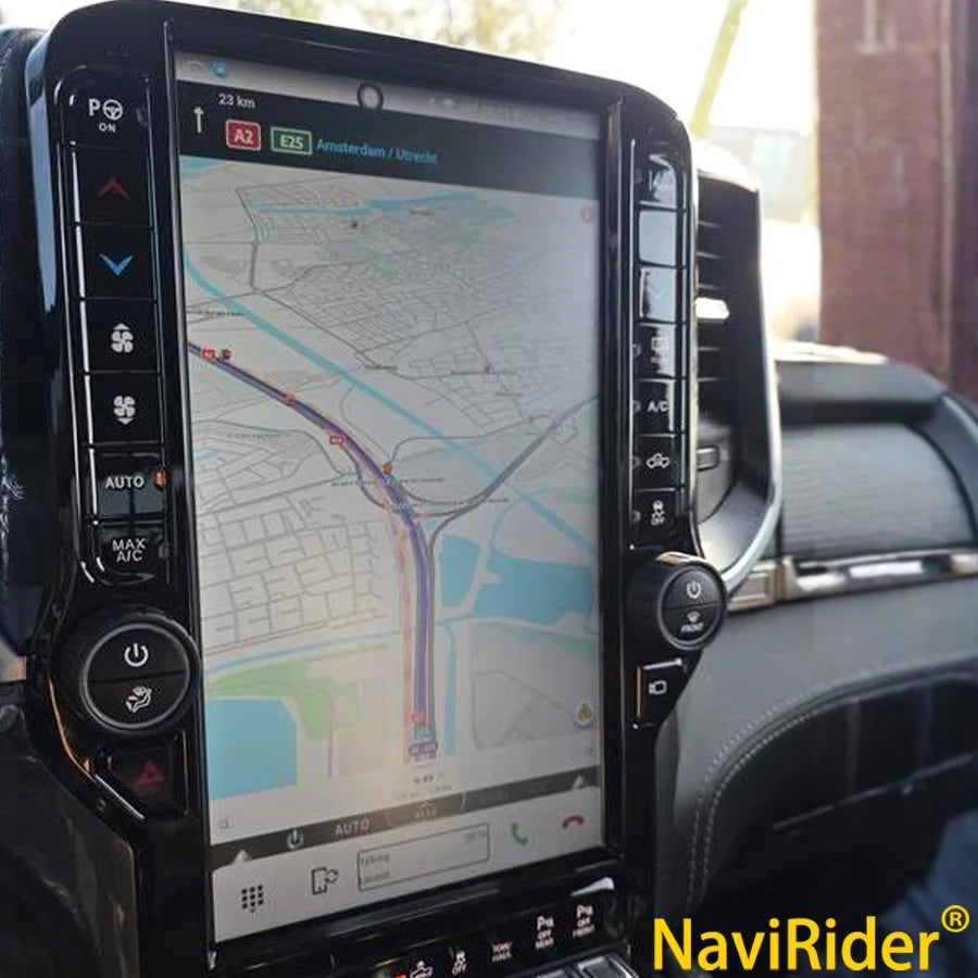 13.6" Vertical Screen For Dodge Ram 2019-2021 Android Radio 2din GPS Carplay Car Multimedi | AUTOKITSHOP