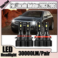 9005 H11 High Low Beam LED Headlight Bulbs 30000LM 150W High Power 6000K White LED Fogligh