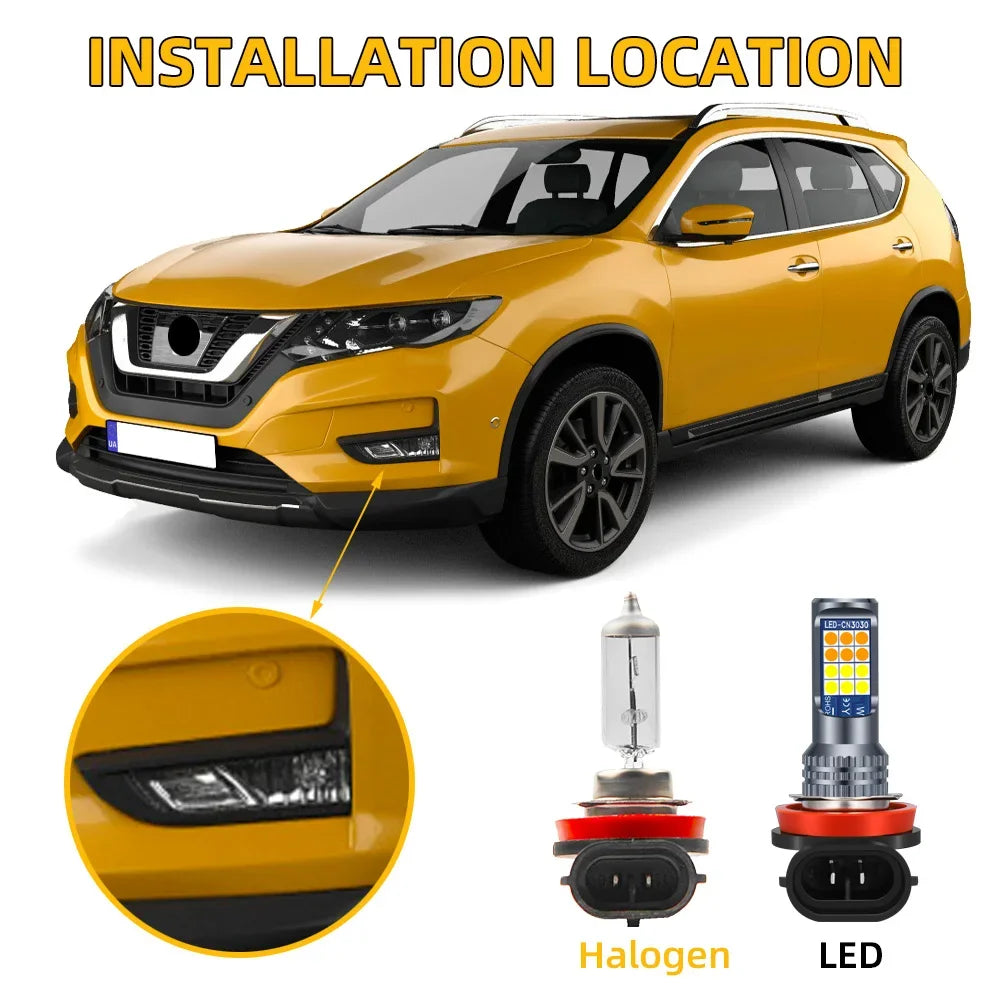 2-Piece LED Interior Light Kit for Nissan X-Trail T30 T31 T32 2004-2015 - Canbus Dome Map Door Trunk Bulbs | AUTOKITSHOP