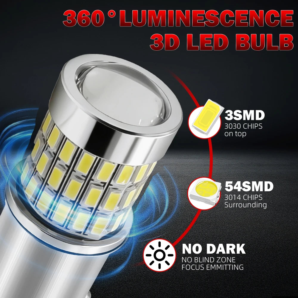 LED Interior Light Kit for Hyundai BAY15D P21 - Canbus Error-Free Interior Bulbs