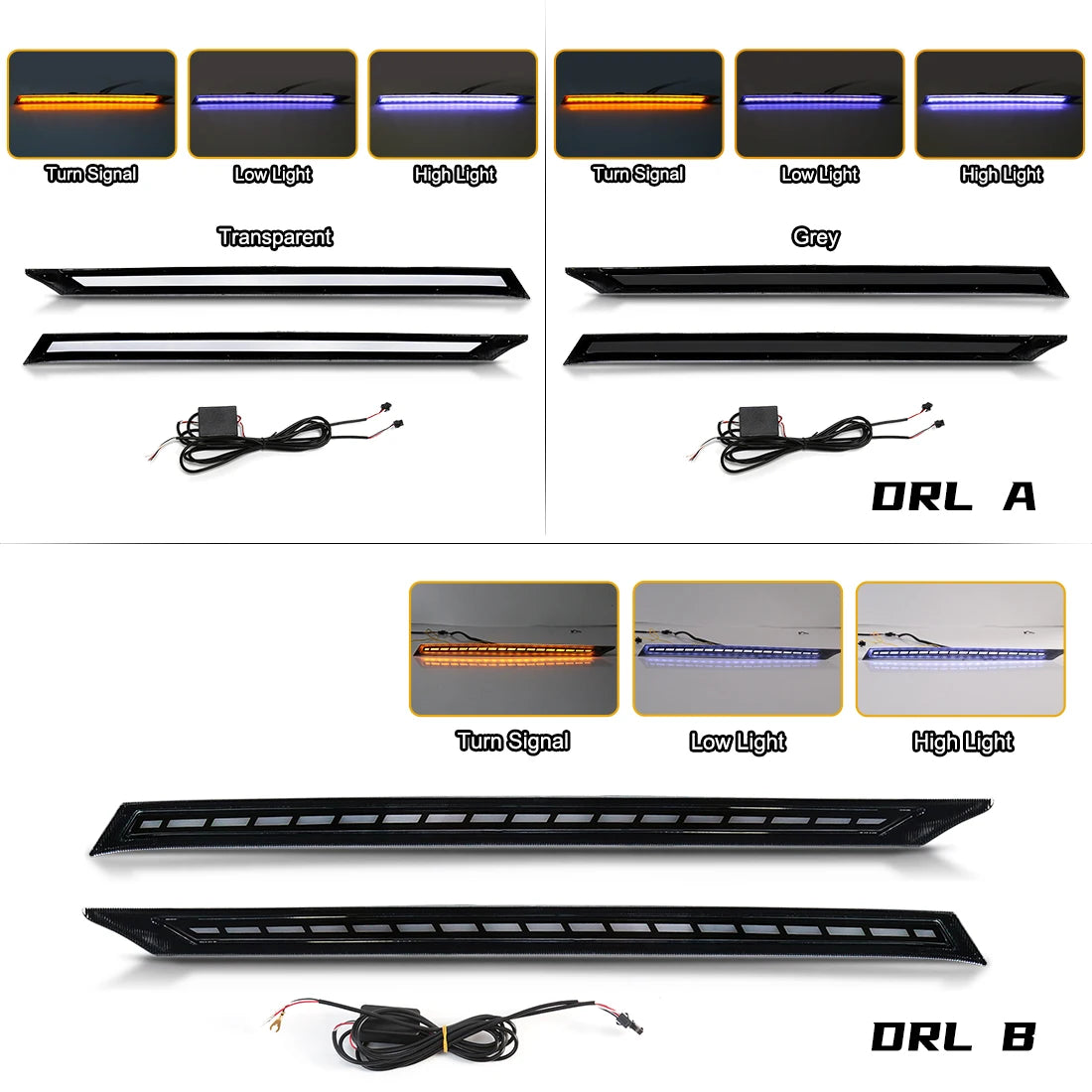 LED Daytime Running Lights For Toyota RAV4 Car Engine Hood Vent Cover Decoration DRL 2019  | AUTOKITSHOP