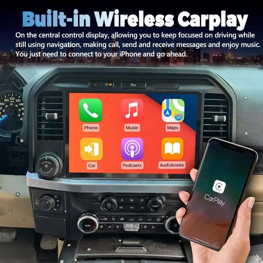 2025 NEW 13.3" Screen Andorid Car Radio For Ford Raptor F150 F250 F350 F450 F650 2015-2024 | AUTOKITSHOP
