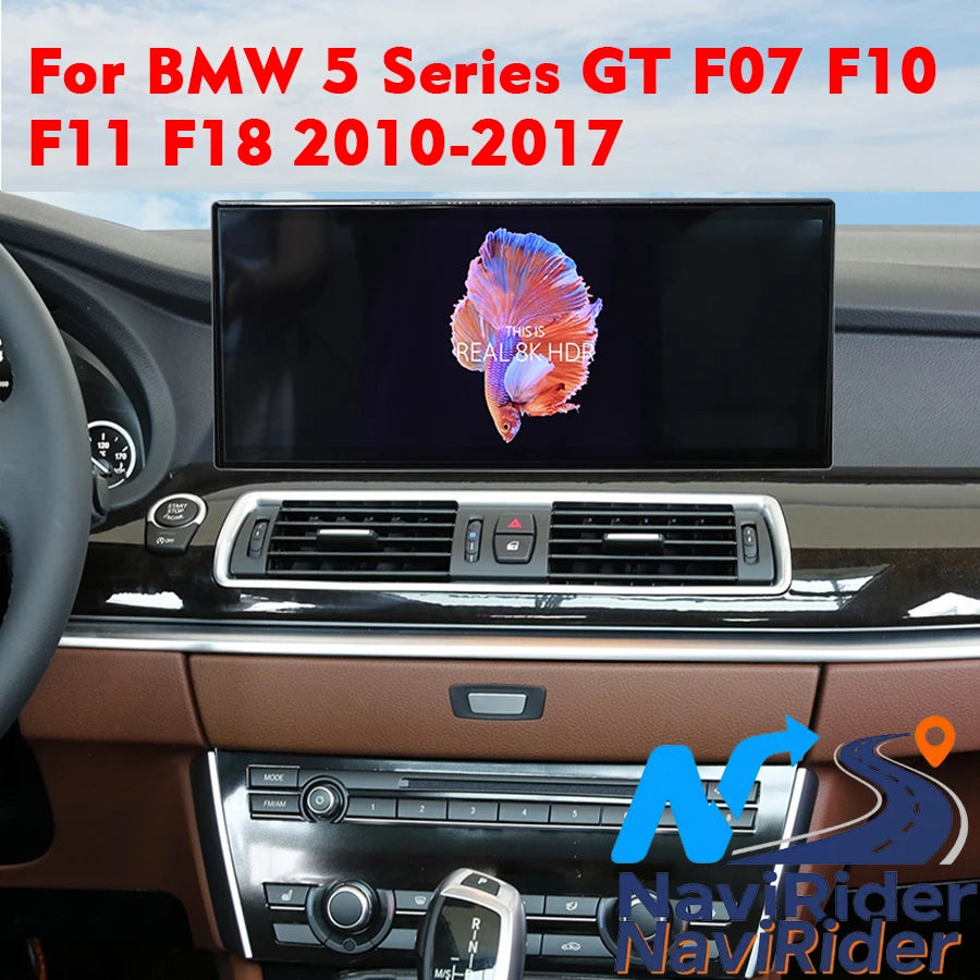 15.8" For BMW 5 Series GT 2010-2017 F07 F10 F11 F18 GPS Navigation Carplay Android Stereo