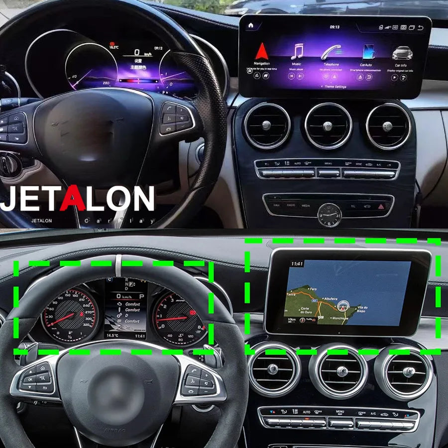 RGB - Ambient Light - for Mercedes W253 W205 GLC - Car Interior Lighting | AUTOKITSHOP