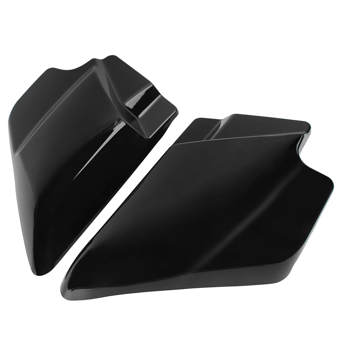 Left Right Side Battery Cover Motorcycle Mod Accessories Fit For Harley Touring Electra Street G - Automotive LED Light