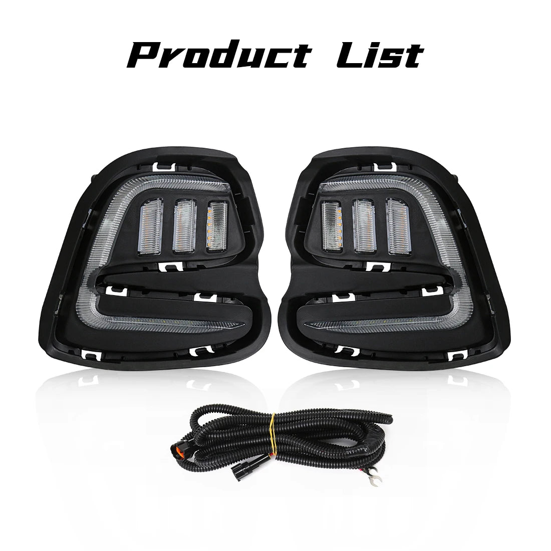 Led DRL For Chevrolet Cavalier 2016 2017 2018 2019 Daytime Running Lights Turn Signal Fog  | AUTOKITSHOP