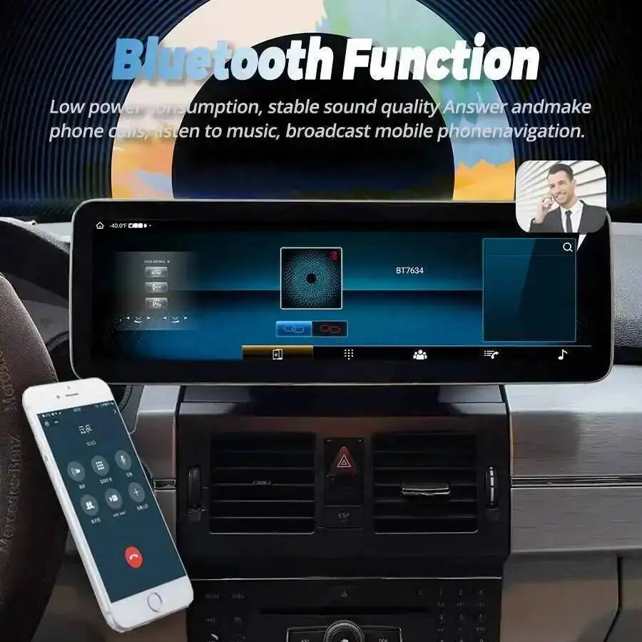 14.9inch For Mercedes Benz GLK 280 260 GLK300 350 X204 2009-2015 Car Radio Androidc Multim