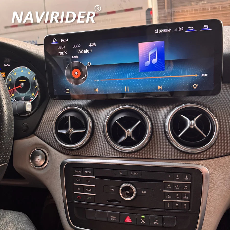 12.8inch Car Radio For Mercedes Benz GLA CLA A Class C117 X117 W176 Android15 Multimedia V | AUTOKITSHOP