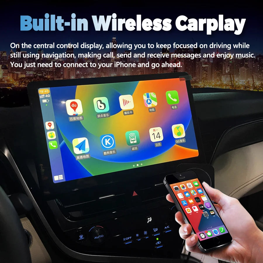 12.8" For Toyota Camry 2022 2021 Car Radio Android 13 Screen Multimedia Video Stereo Playe | AUTOKITSHOP