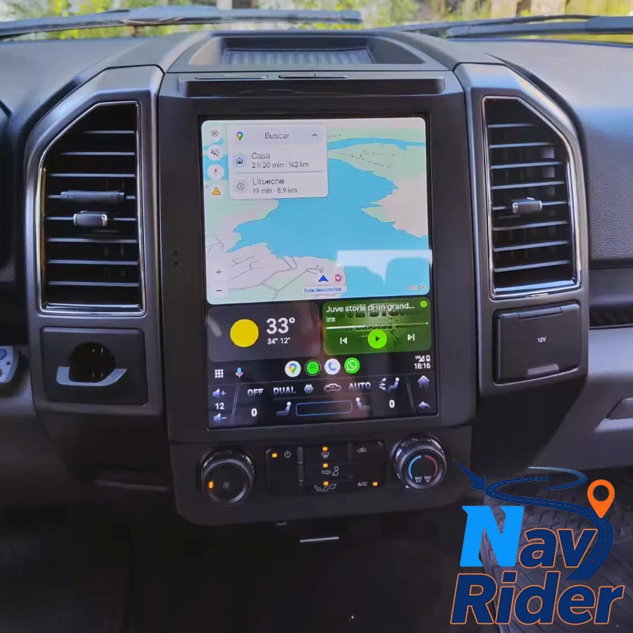 Android Screen For Ford F150 2015-2021 Car Radio GPS Navigation Car Multimedia Stereo Play