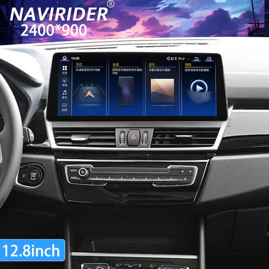 Wireless CarPlay For Bmw 2 F45 2018 Built-in 360 AHD Qled Screen 256GB Navi Radio Navirder