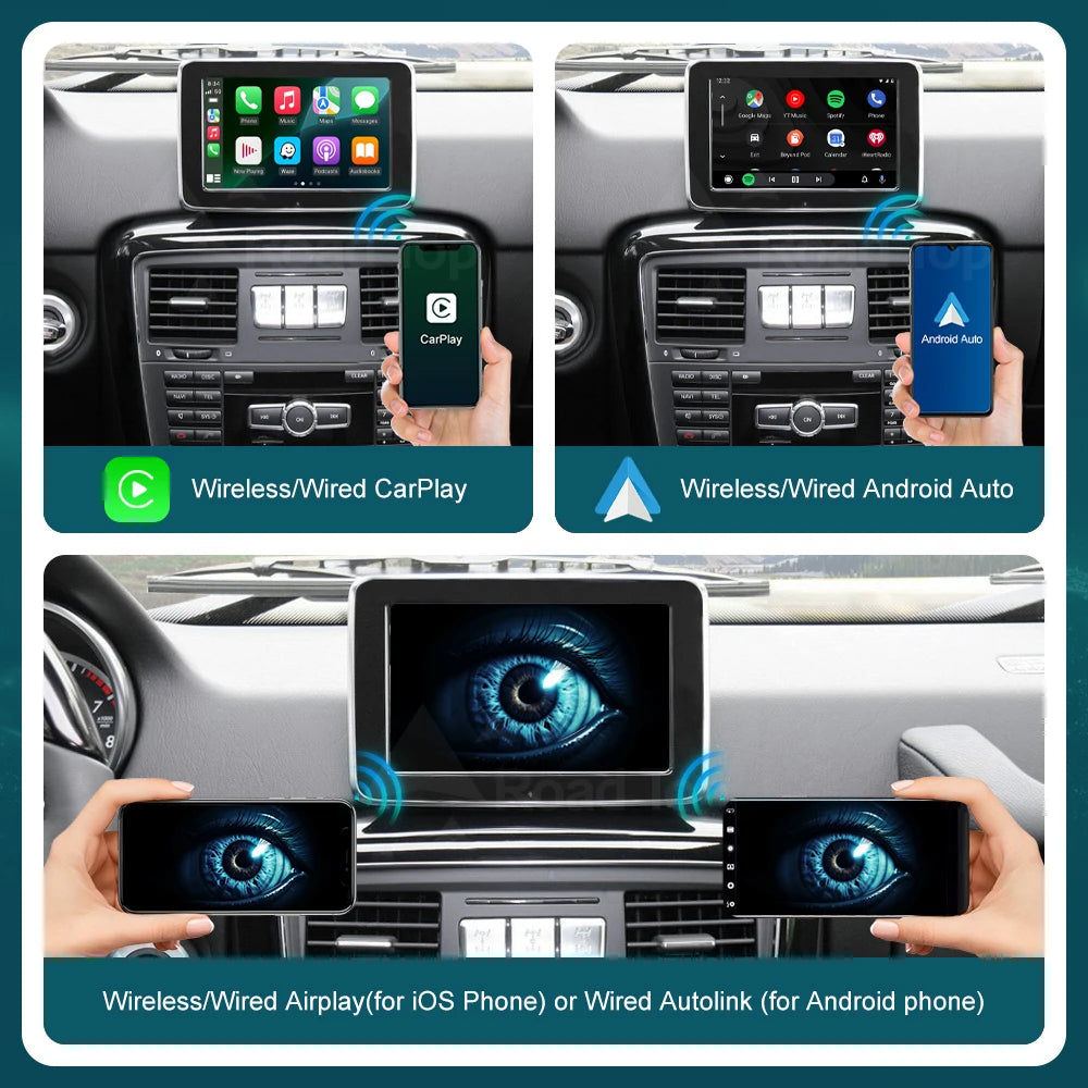 RoadTop Wireless CarPlay Module for Mercedes Benz G-Class W463 2012-2018 G63 G65 AMG G500