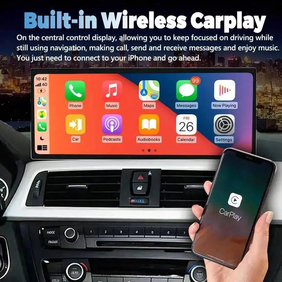 15.8" Android Carplay Auto Car Radio Multimedia Player Stereo For BMW 3 Series F30 F31 F32 | AUTOKITSHOP