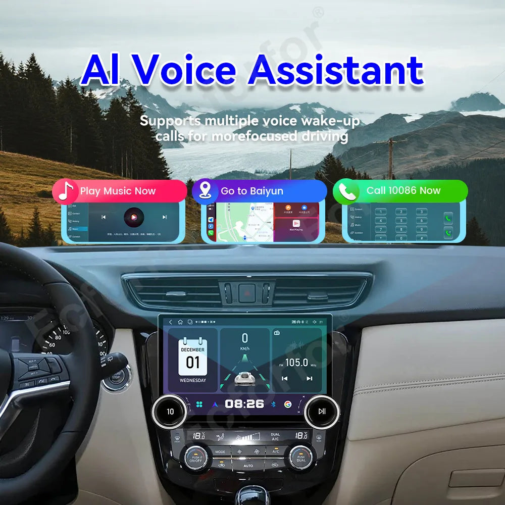 Supreme Luxury Vision Pro 11.5 Inch Android 15 HD Touch Wireless CarPlay GPS Stereo Head U