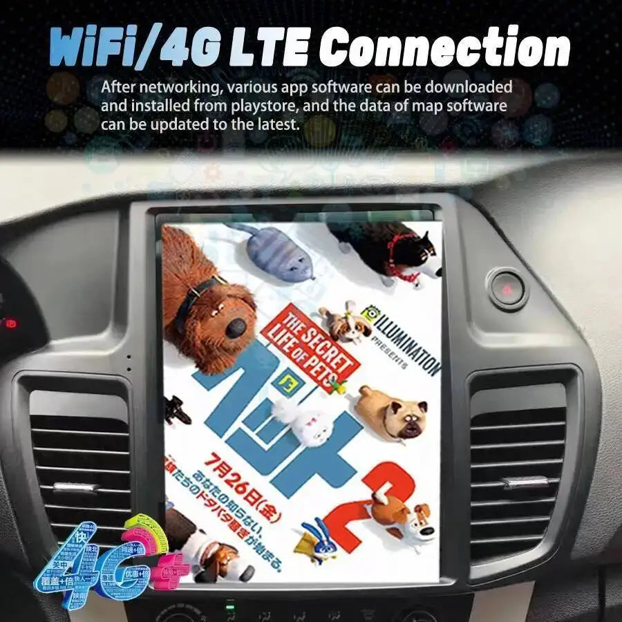 256GB Android Screen Car Multimedia Video Player For Honda Accord 9 2014-2017 Stereo GPS N | AUTOKITSHOP