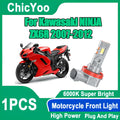 H11 H8 H9 LED Motorcycle Front Light 6000K Super White Moto Headlamp Plug and Play 12V For