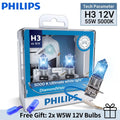 Philips Diamond Vision H3 12V 55W PK22s 12336DVS2 5000K Cool White Light Car Halogen Headl