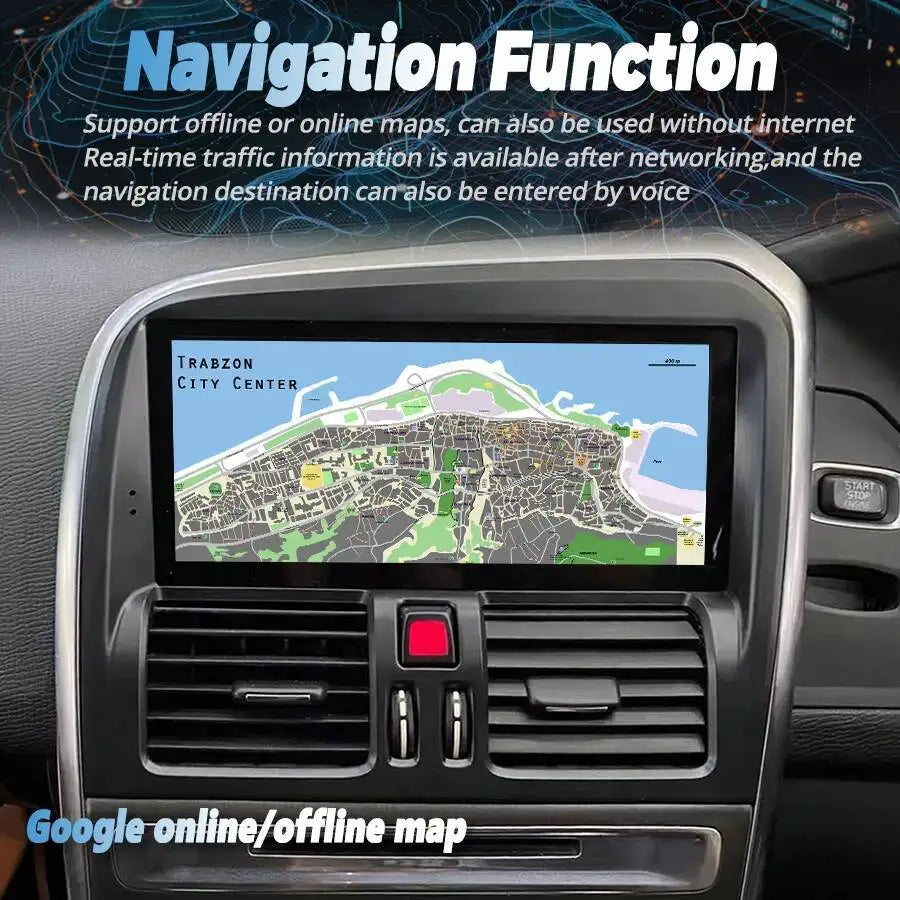 RHD 8.8" Screen Car Auto Multimedia Video Player For Volvo XC60 2008-2017 CarPlay 4G 2 Din | AUTOKITSHOP