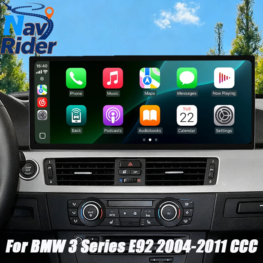 15.8inch Car Radio For BMW 3 Series 5 Series E60 E61 E90 E91 E92 E93 2004-2011 Android Mul