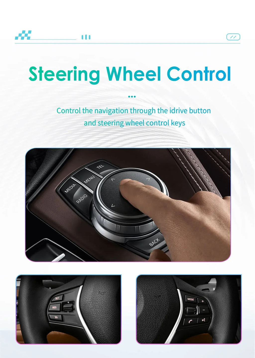 10.25" Android 13 Autoradio Multimedia Player For BMW 1 Series E81 E82 E87 E88 CCC CIC DSP