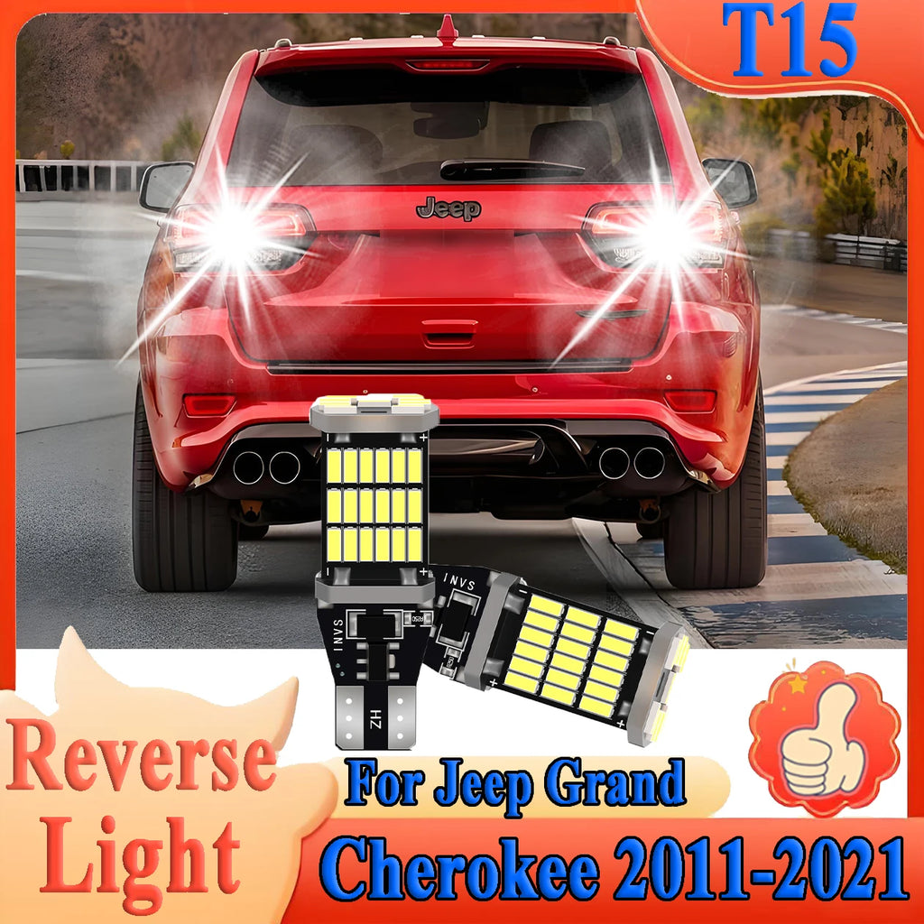 Car LED Reverse Light 6000K White CSP Chips For Jeep Grand Cherokee 2011-2014 2015 2016 20