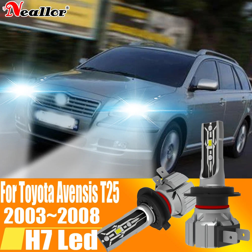 High Power H7 Led Headlight Canbus H18 Car Bulb 6000K White Light Moto Diode Lamp 12v 55w