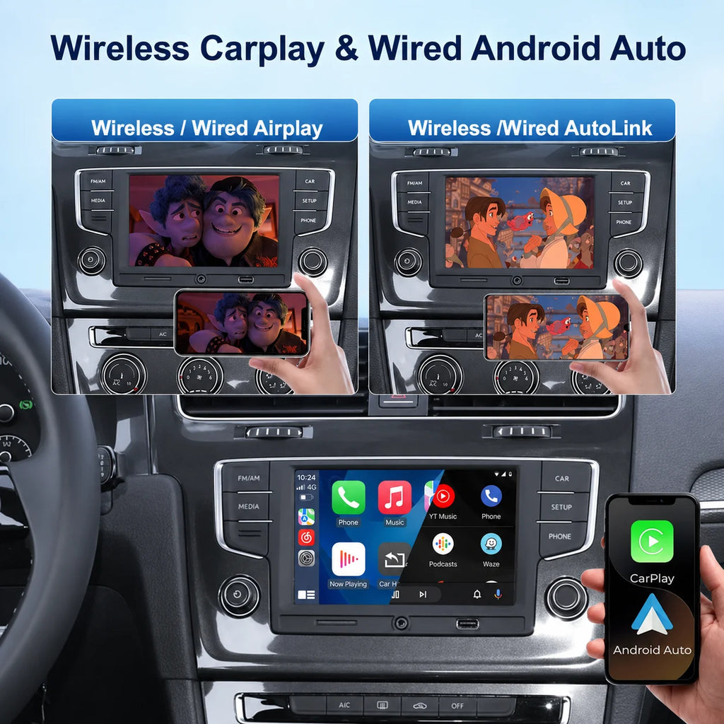 Wireless CarPlay for Skoda Superb Octavia Kodiaq Karoq Kamiq for Seat Leon Ibiza Arona Ate | AUTOKITSHOP