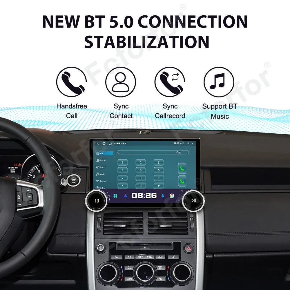 Slim Premium 11.5 Inch Android 15 HD Touch Carplay Android Auto Multimedia Radio For Land
