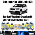 13-Piece LED Interior Light Kit for Opel - Canbus Error-Free Interior Bulbs