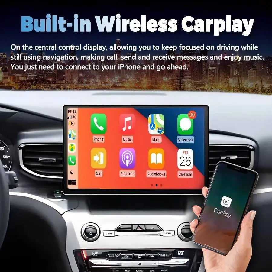 Auto Multimedia Video Player For Ford Explorer 2021-2025 Car Radio 12.5" Screen Android Ca | AUTOKITSHOP