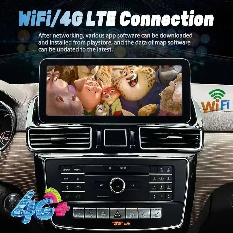 12.3inch Android 15 Multimedia Video Player For Benz GLE GLS Gl350 Gls450 W166 X166 Gle400 | AUTOKITSHOP