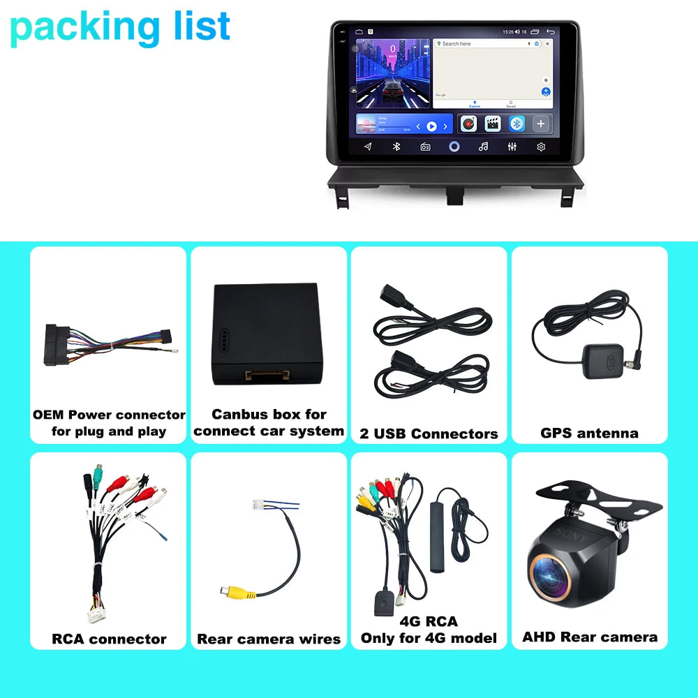 Car Radio For Peugeot Partner 1 2002-2008 Partner Origin 1 2008-2011 Auto Smart Multimedia