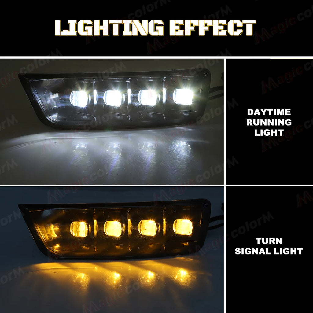 Led DRL For Toyota 4 Runner 4Runner 2003 2004 2005 Daytime Running Lights Fog Lamp Dynamic | AUTOKITSHOP