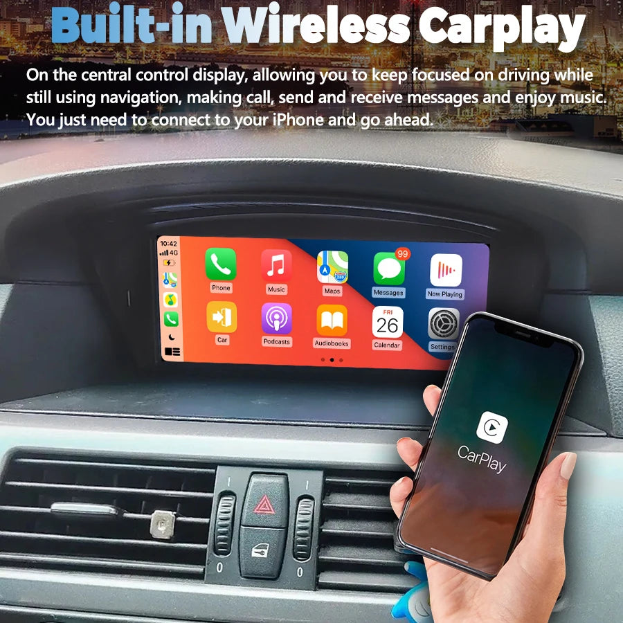 8.8Inch Android 13 For BMW 5 Series E60 2006-2010 CCC System Qled Screen Car Multimedia Vi | AUTOKITSHOP