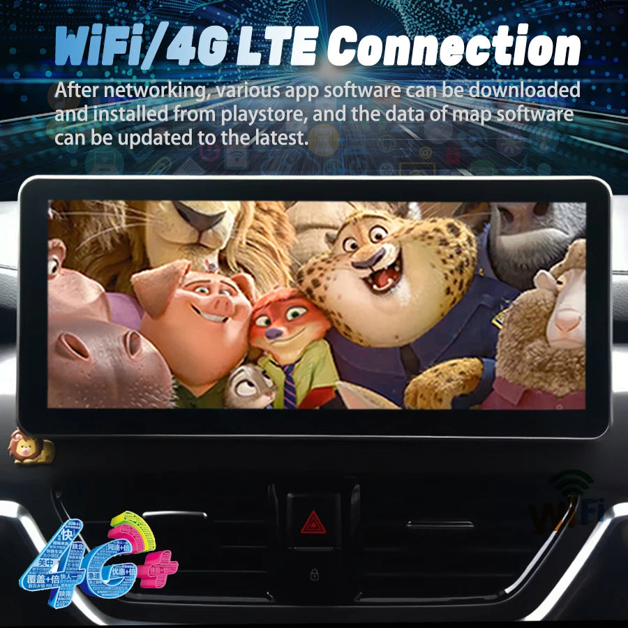 For Kia Seltos KX3 2020-2021 12.3inch Qled Screen Car Android CarPlay Radio 2din Video Pla | AUTOKITSHOP