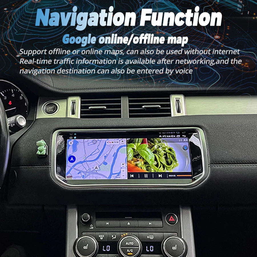 10.25" For Land Rover Range Rover Evoque LRX L538 2012-2018 AutoRadio Head Unit Stereo Car