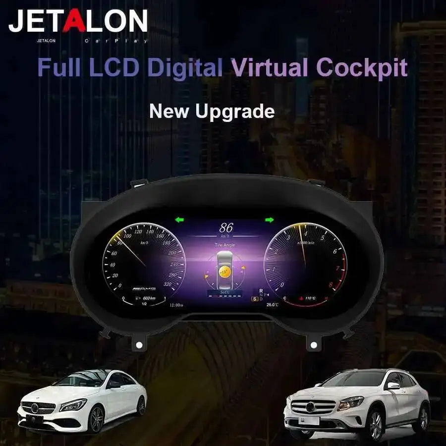 LCD Digital Instrument Panel For Mercedes Benz GLA 2015-2019 CLA 2013-2019 A 2013-2017 Vir