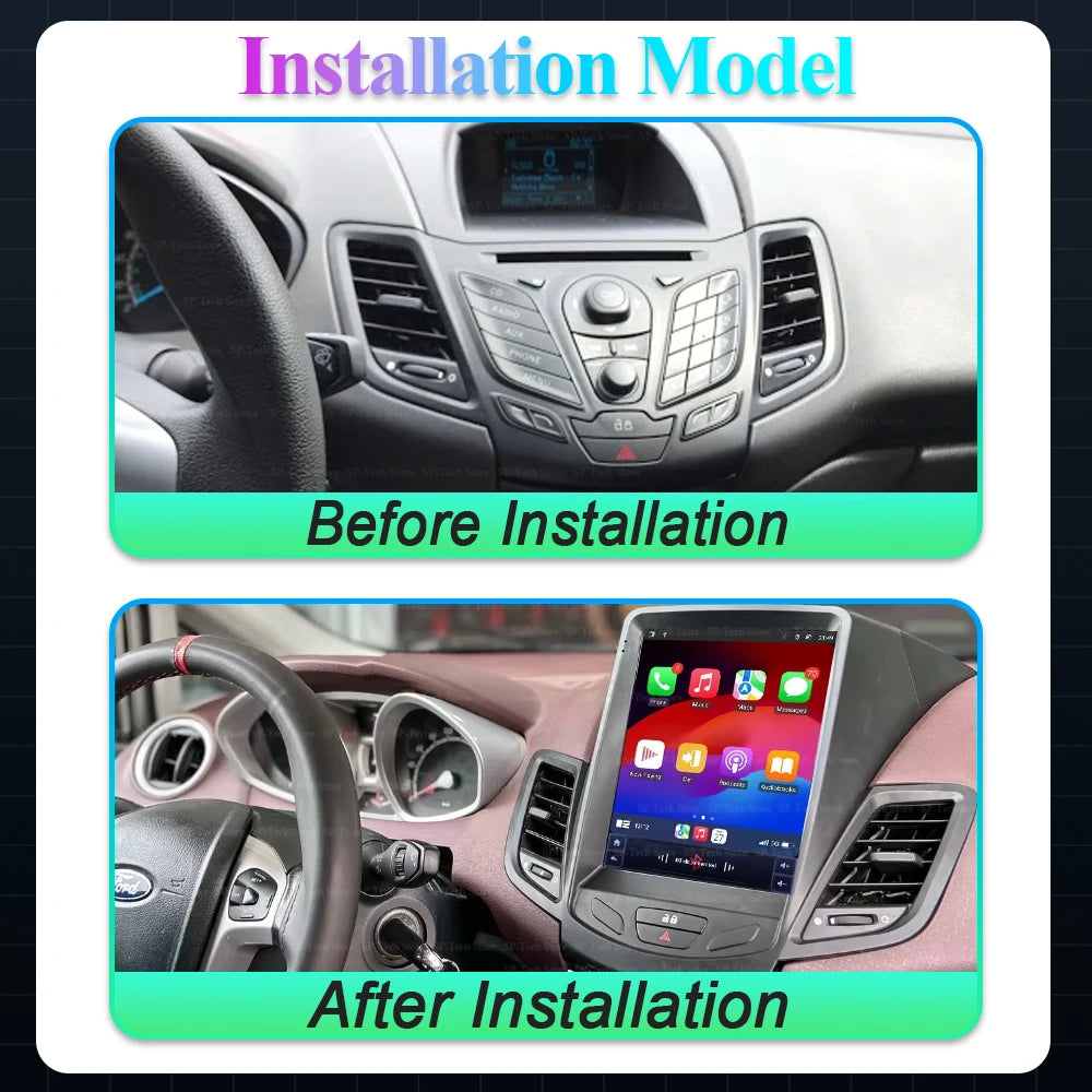 Android 16 For Ford Fiesta Mk 7 2008-2019 Car Radio Multimedia Video Player Navigation Ste | AUTOKITSHOP
