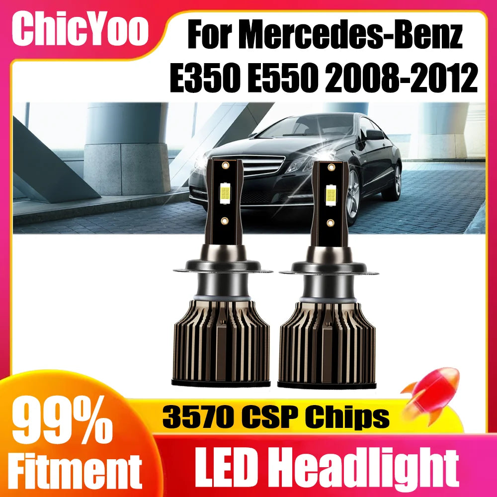 3570 CSP Chips 120W 6500K White High Low Beam LED Headlight Canbus No error 12V 24V For Me