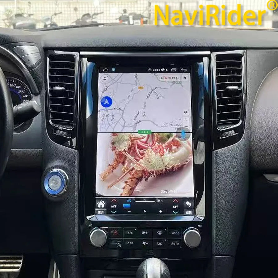 S 12.1" Android Screen For Infiniti FX25 FX35 FX37 Qx70 2009-2019 Car Radio Video Player A | AUTOKITSHOP
