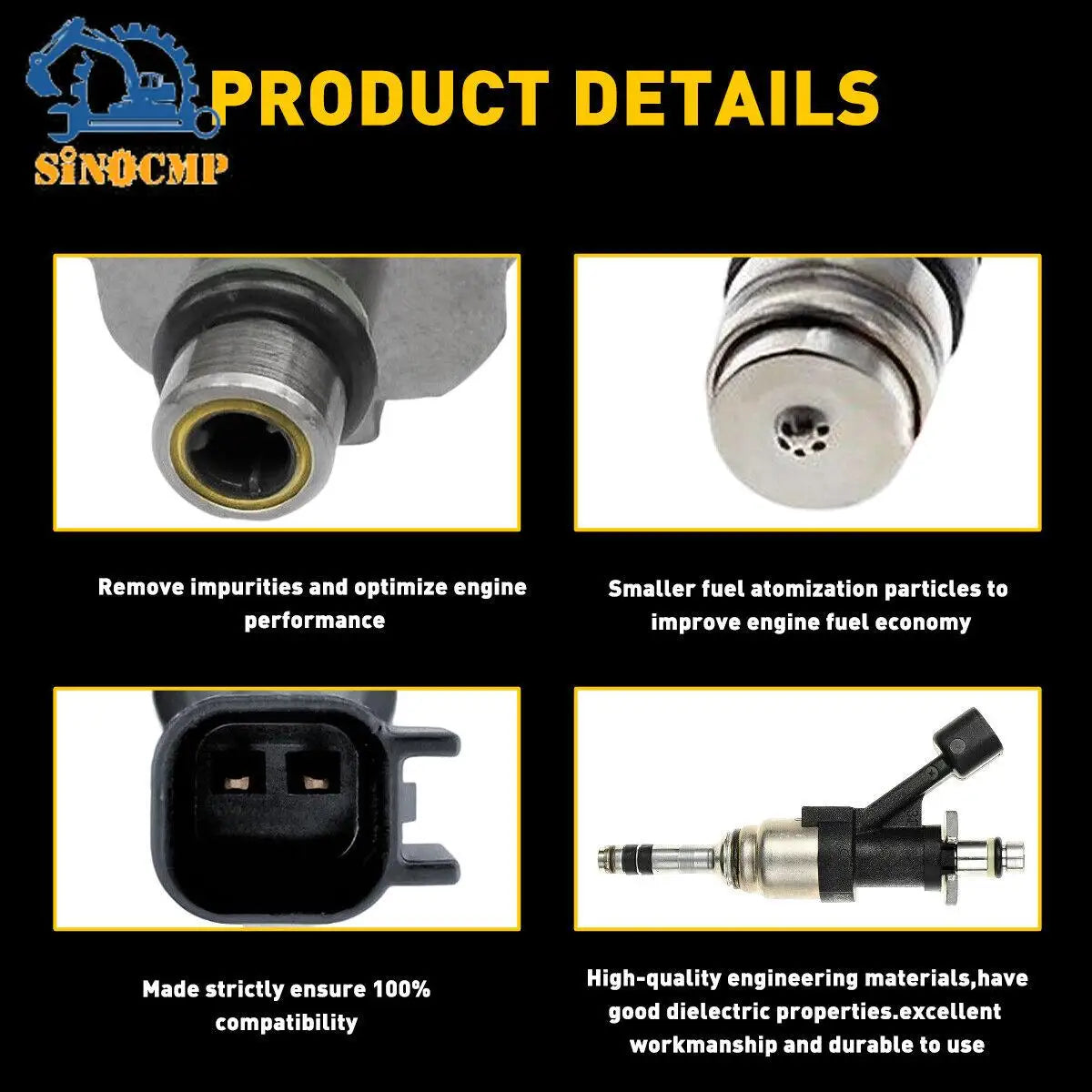 Fuel Injector 12668649 12623116 for Chevrolet Silverado 1500 GMC Sierra 1500 4.3L 5.3L 126