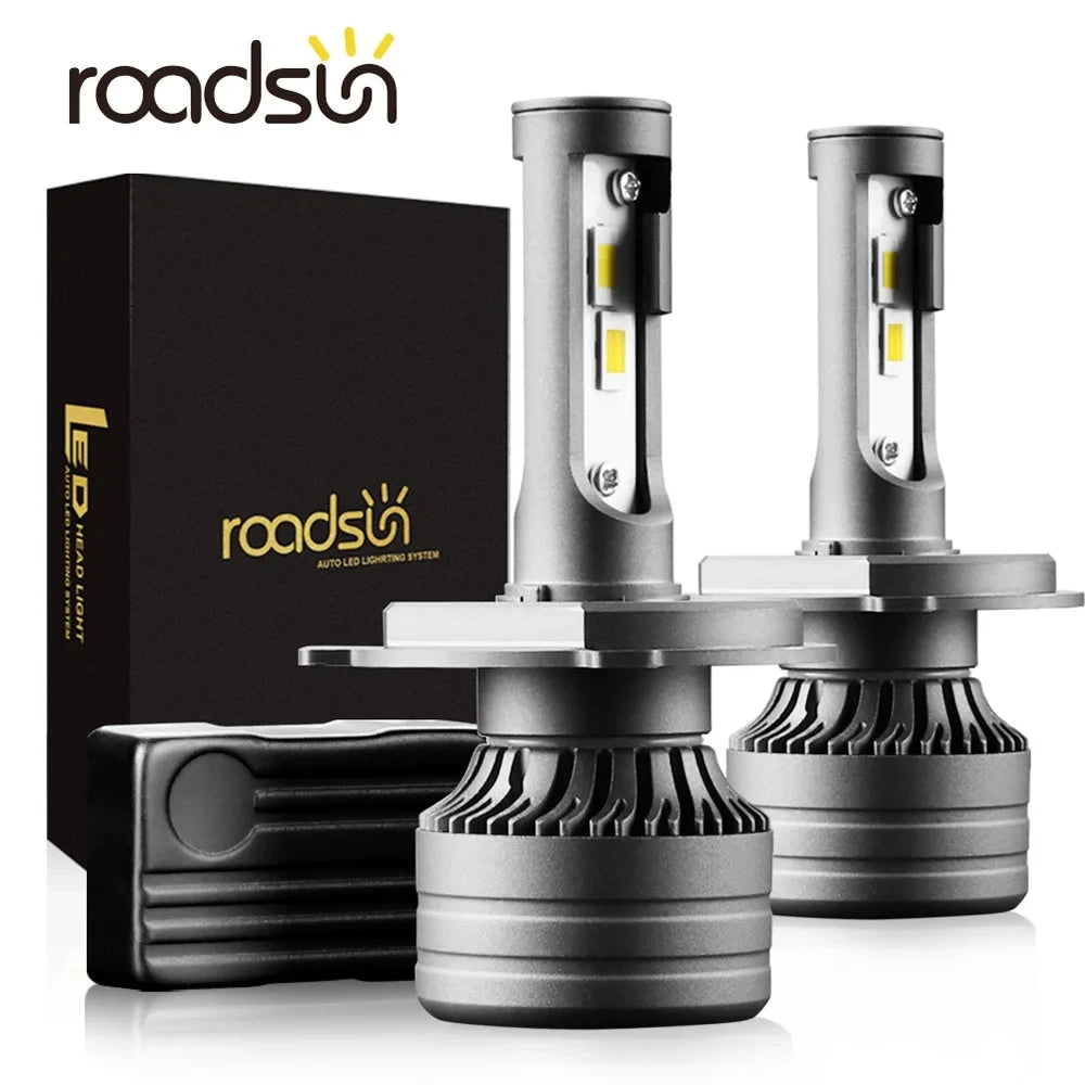 roadsun Auto Lamp H7 H1 H11 LED Lights for Car Headlight Bulbs Motorcycle LED H4 H7 9005 H