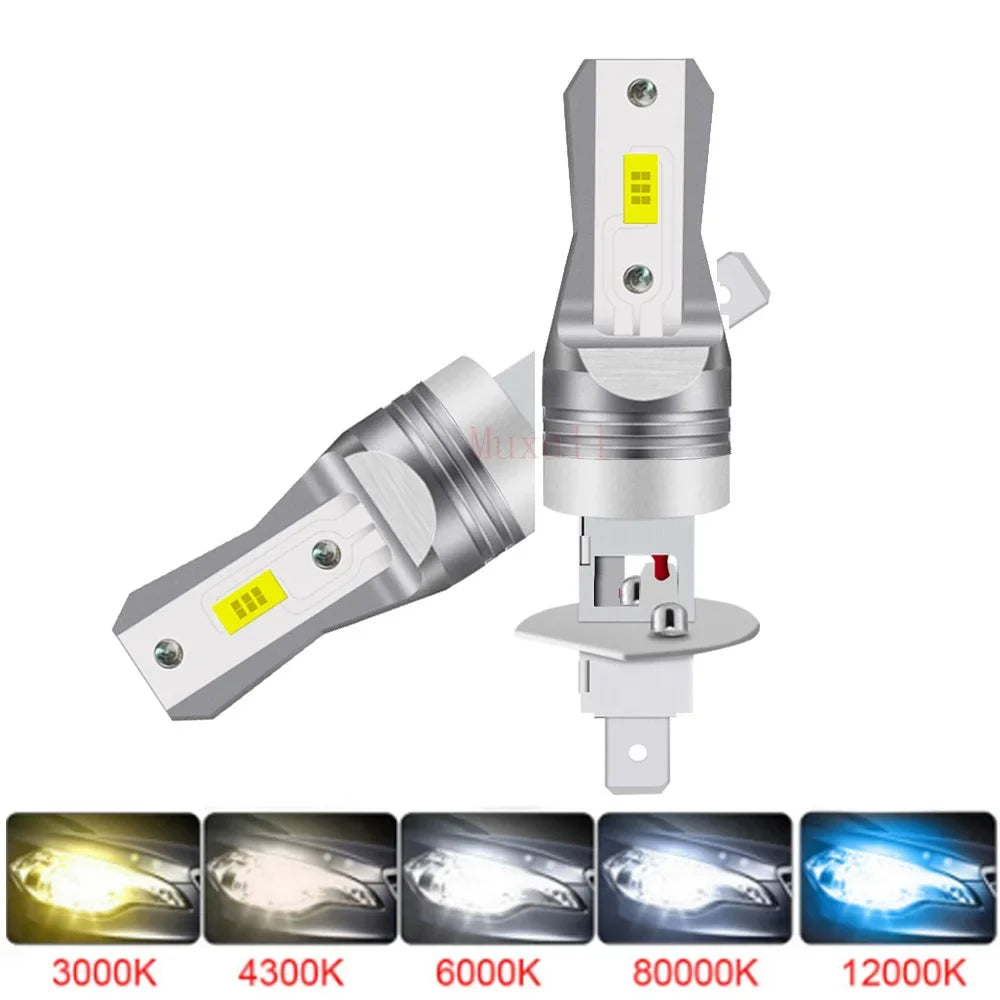 H1 H3 Led Headlight H4 H7 Bulb Car Fog Lights 20000LM Day Driving Light Auto Led Lamp 6500