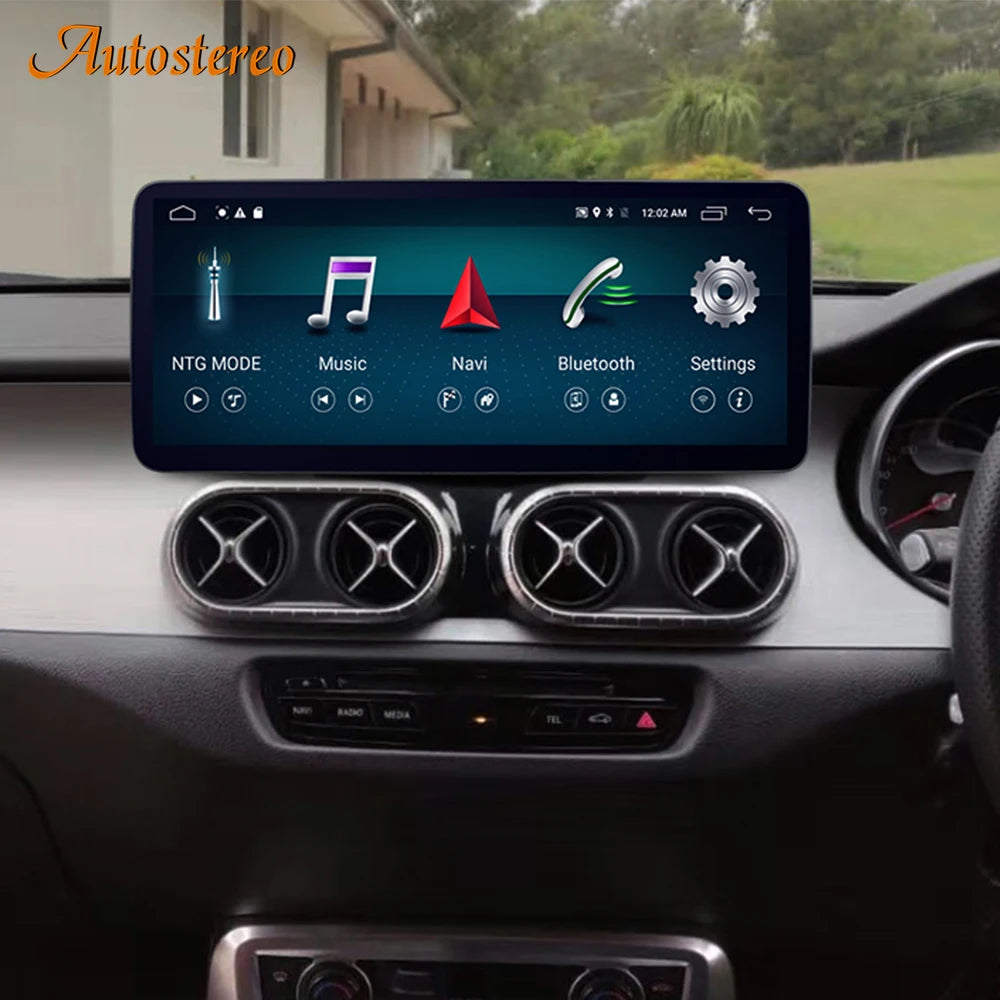 2400*900 Resolution Carplay 4G Android 13 For Mercedes Benz X Class X200 X220D X250D X350D