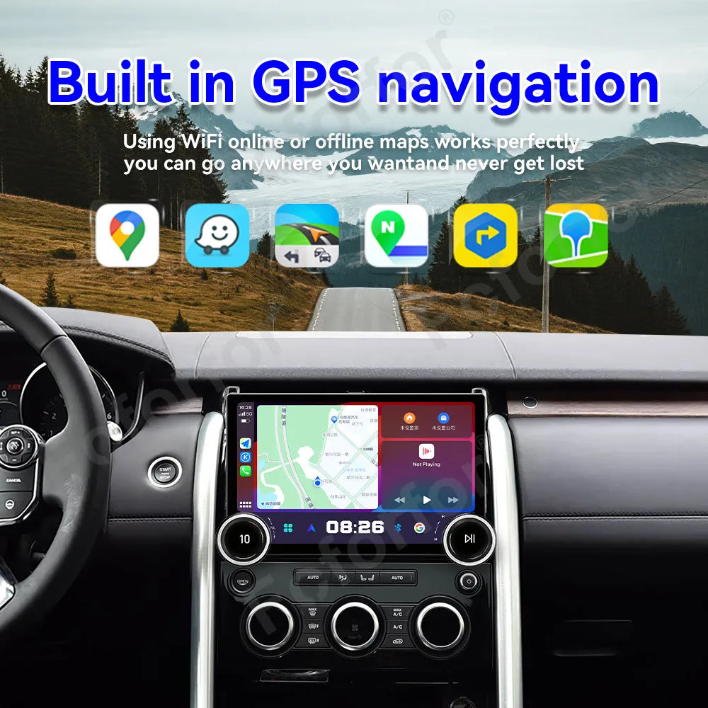 Luxury High End 11.5 Inch Full HD Touch Android 15 Wireless CarPlay GPS GPS Navi Radio For